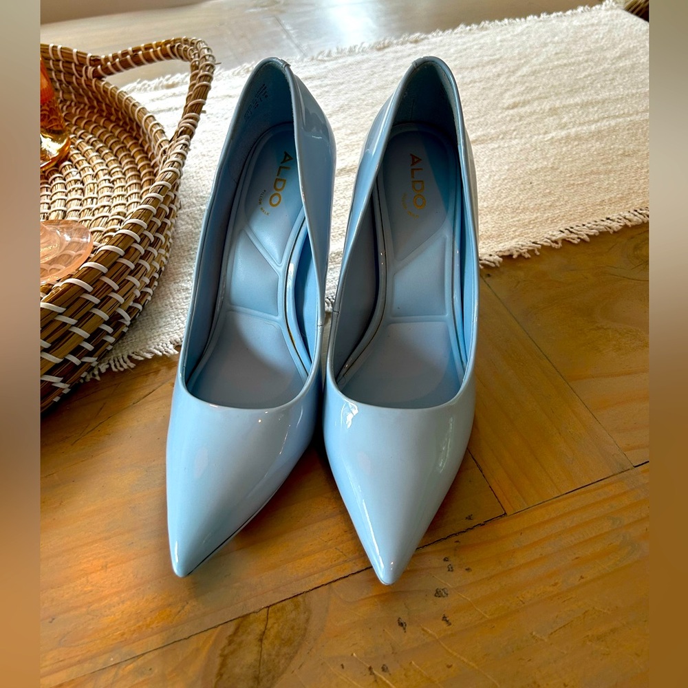 Aldo baby blue heels